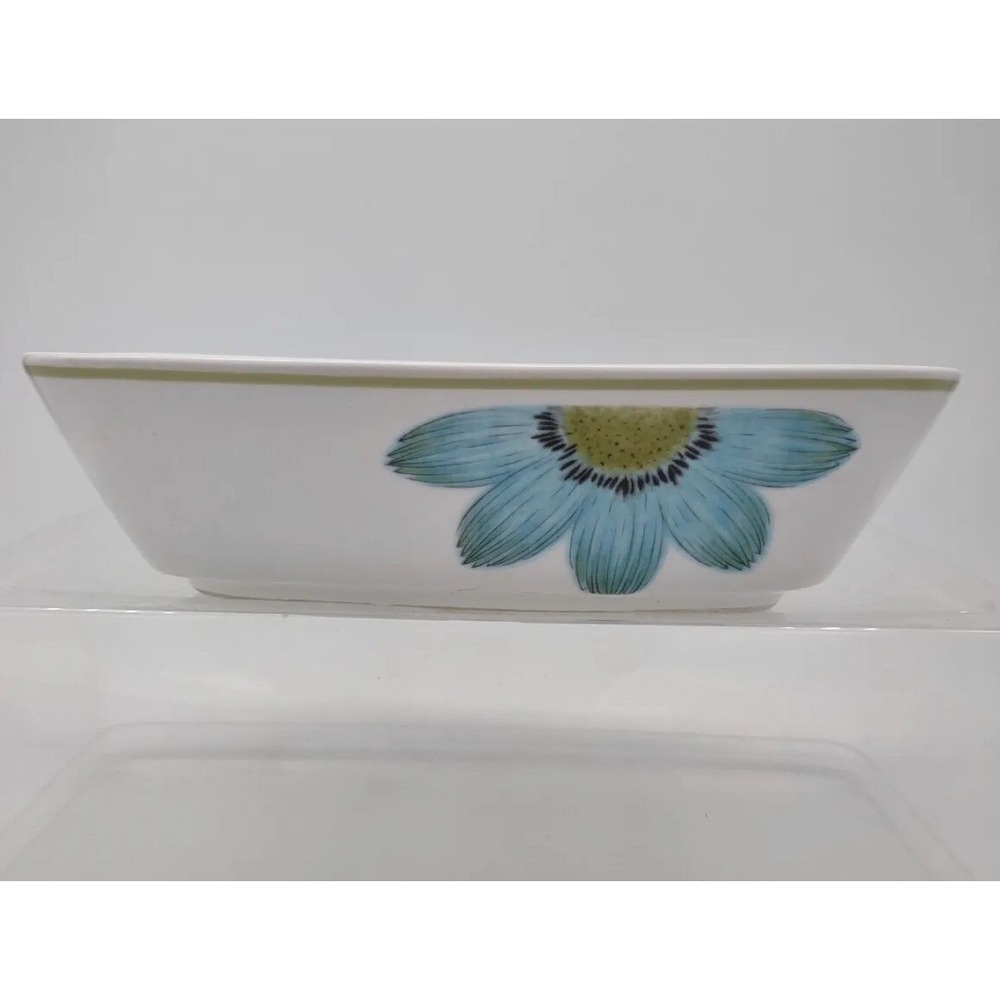 Vtg Noritake UP-SA DAISY Vegetable Serving Bowl Oval 9001 Progression Japan 1 - Picture 4 of 6